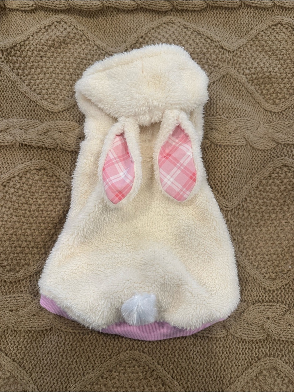 Dog or cat bunny outfit